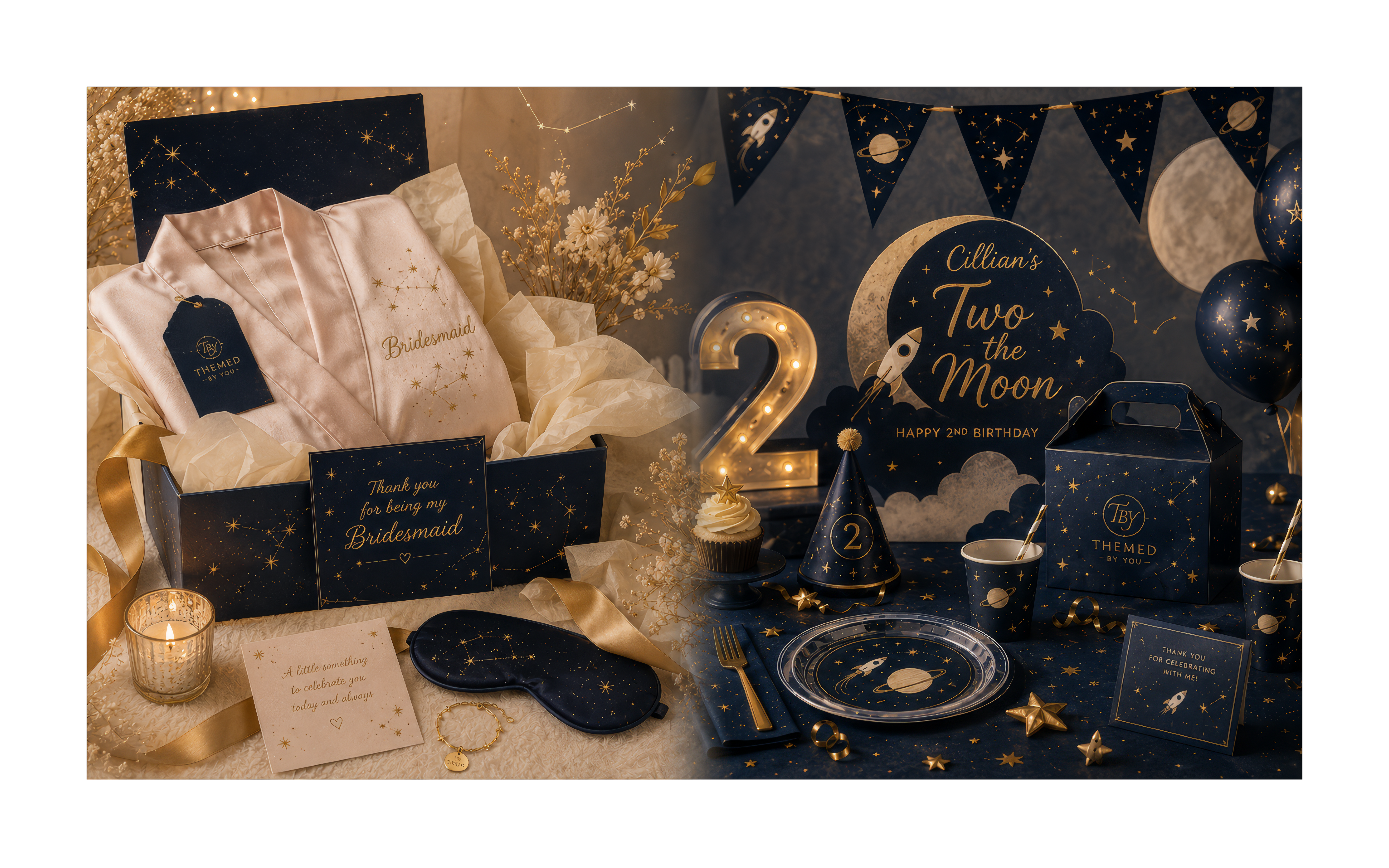 Themed by You gift boxes — elevated for everyday, always thoughtful
