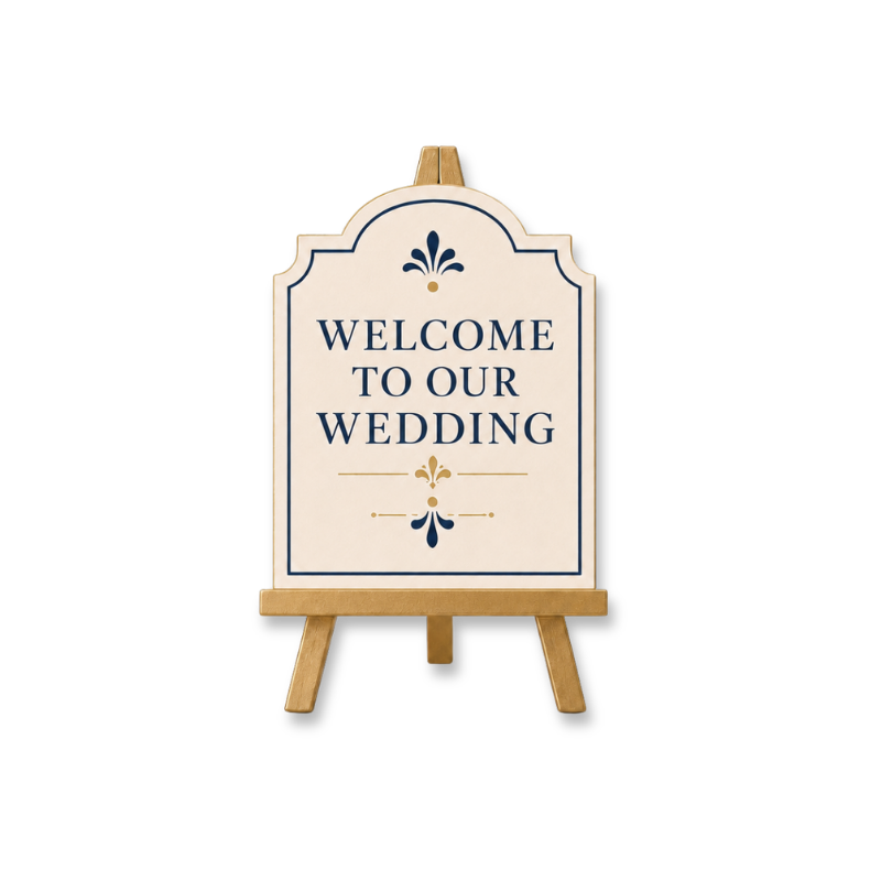 Custom themed sign