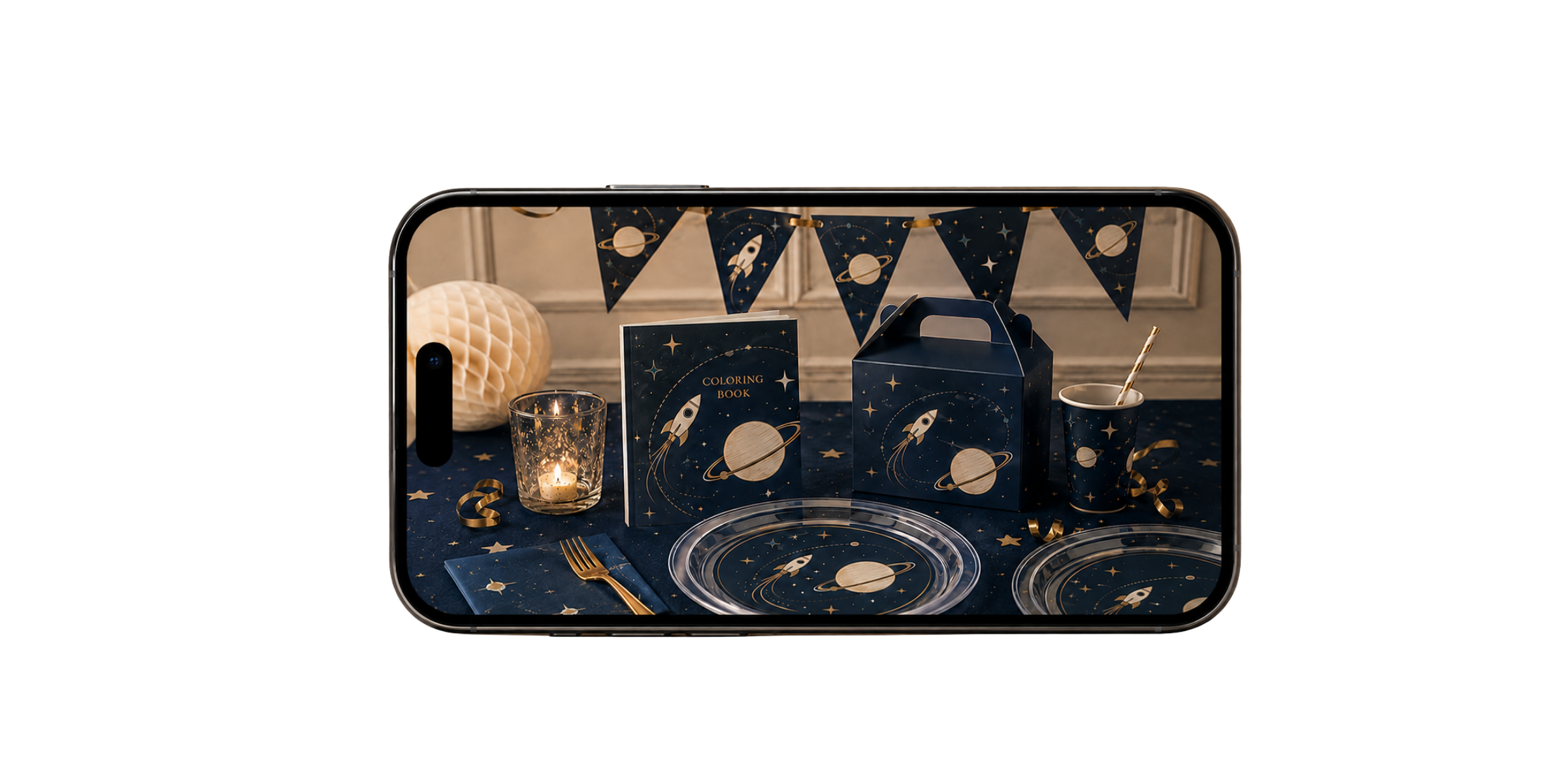 Space Adventure phone scene